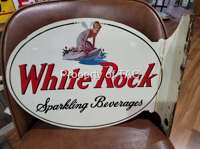 White Rock Sparkling Beverages Metal Flange Sign