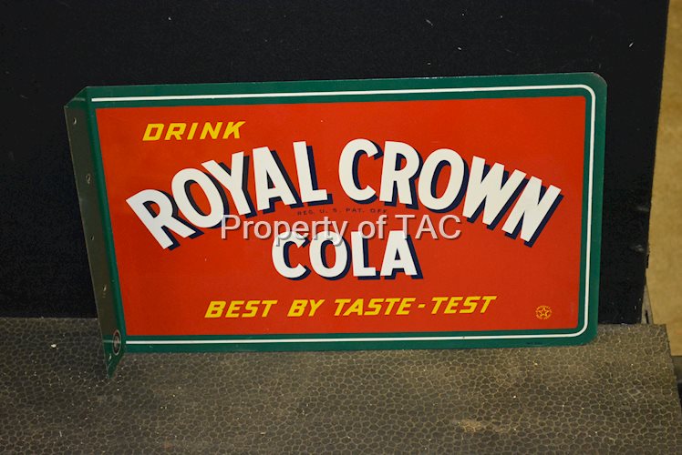 Drink Royal Crown Cola "best by taste-test" Metal Sign