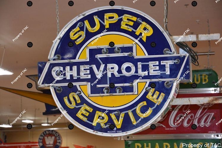 Super Chevrolet Service neon sign