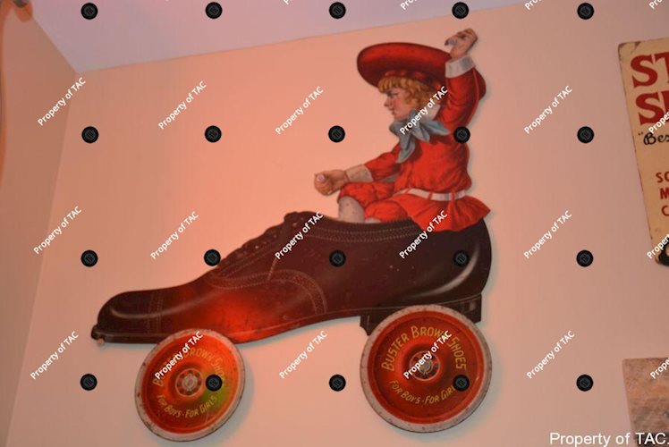 Buster Brown Shoes w/logos sign