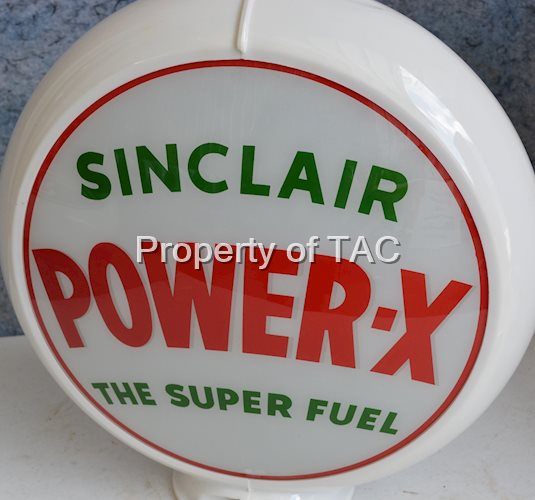 Sinclair Power-X The Super Fuel 13.5" Single Globe Lens