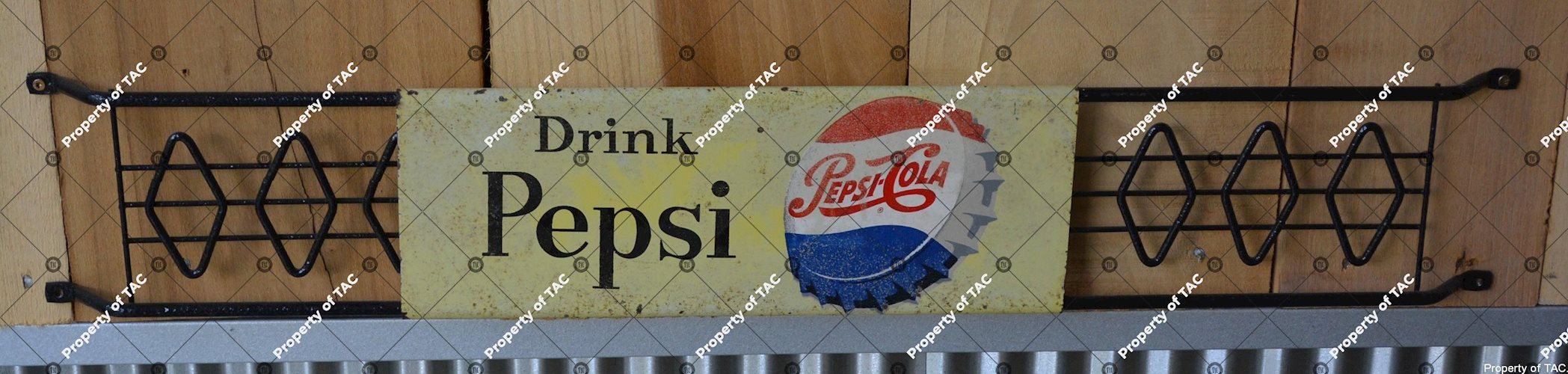 Drink Pepsi w/bottle cap door push