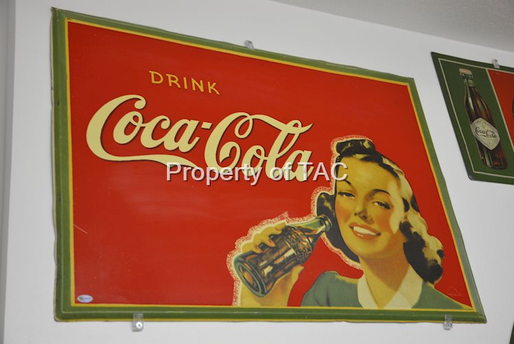 Drink Coca-Cola w/lady drinking from bottle