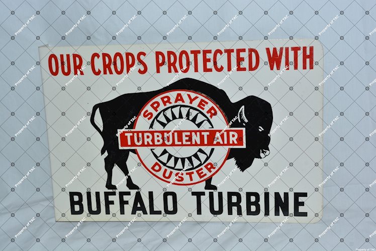 Buffalo Turbine Sprayer Duster Sign