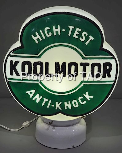Koolmotor High-Test Anti-Knock OPC Milk Glass Globe