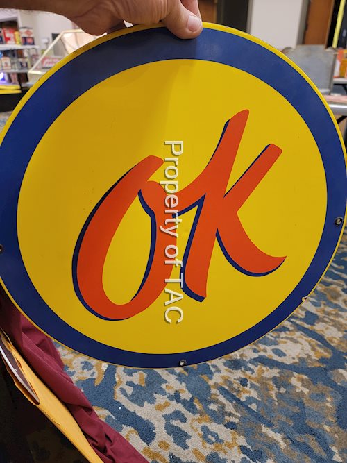 (Chevrolet) Ok Porcelain Sign (18)
