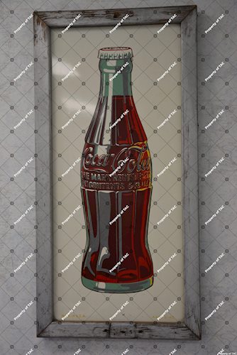 Coca-Cola w/bottle sign