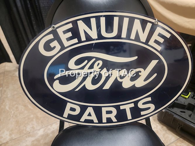 Genuine Ford Parts Oval Metal Sign