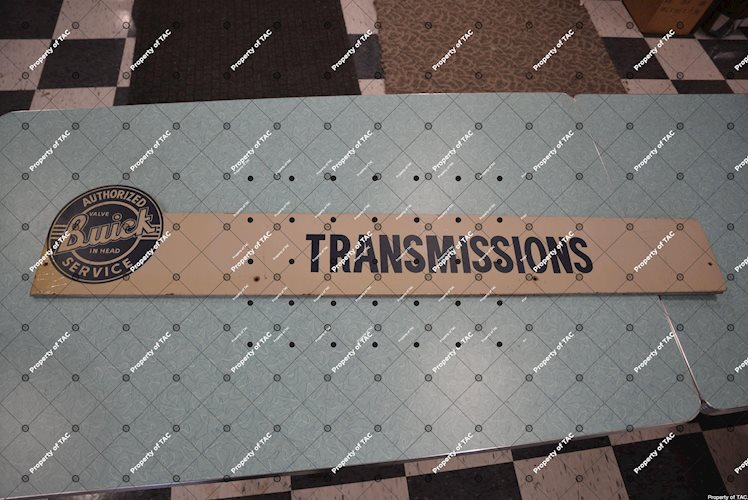 Buick Transmissions" sign"