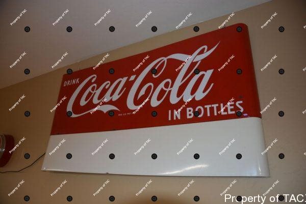 Drink Coca-Cola in Bottles sleigh sign