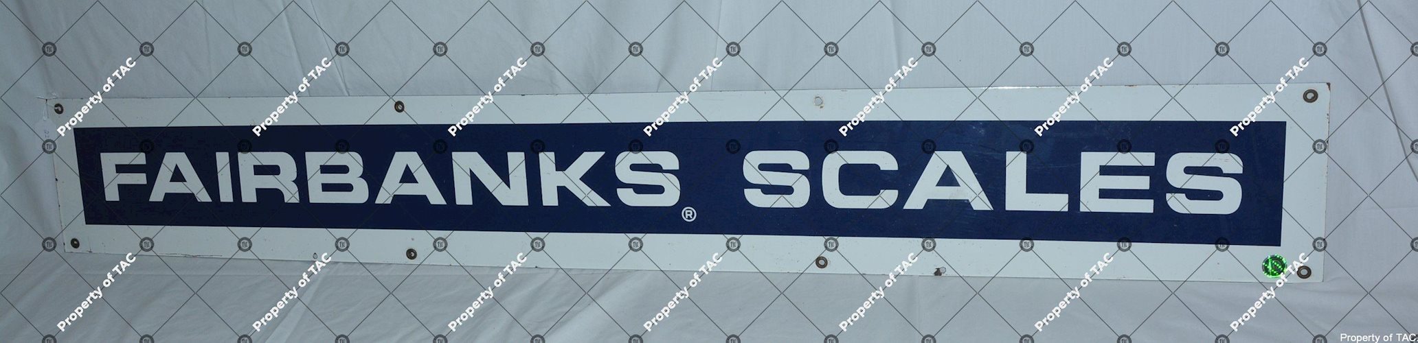 Fairbanks Scales Sign