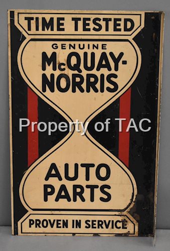 McQuay-Auto Parts Metal Flange Sign