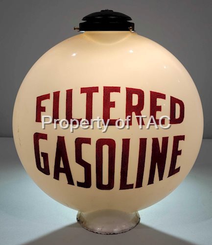 Filtered Gasoline OPE Chimney Cap Milk Glass Globe