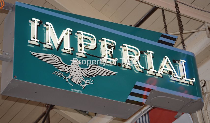 Imperial w/logo Porcelain Neon Sign