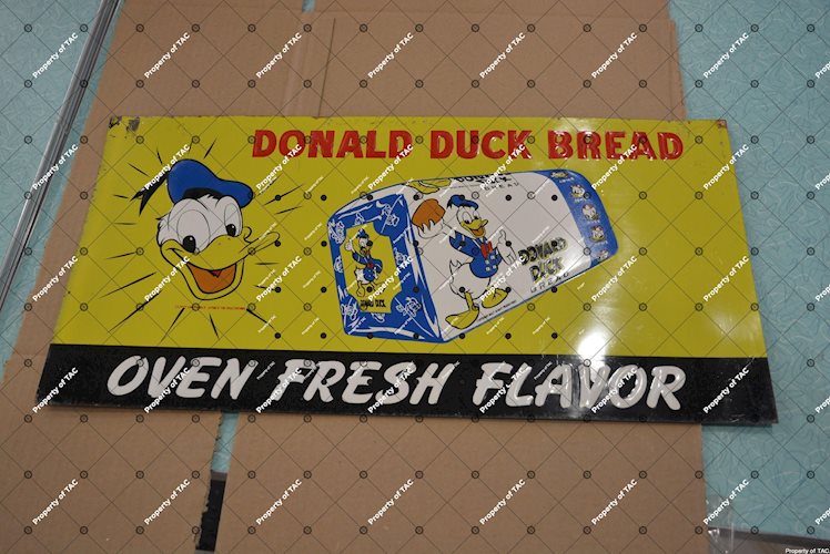 Donald Duck Bread Oven Fresh Flavor" sign"