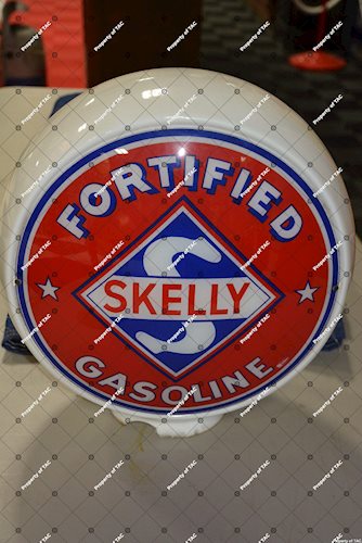 Skelly Fortified Gasoline 13.5 single globe lens"