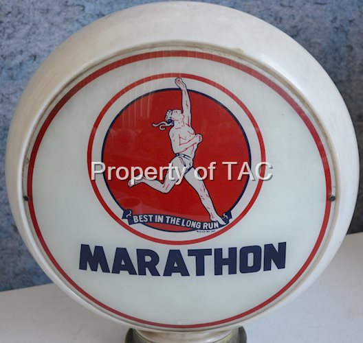 Marathon "Best in the Long Run" w/runner 13.5" Single Globe Lens