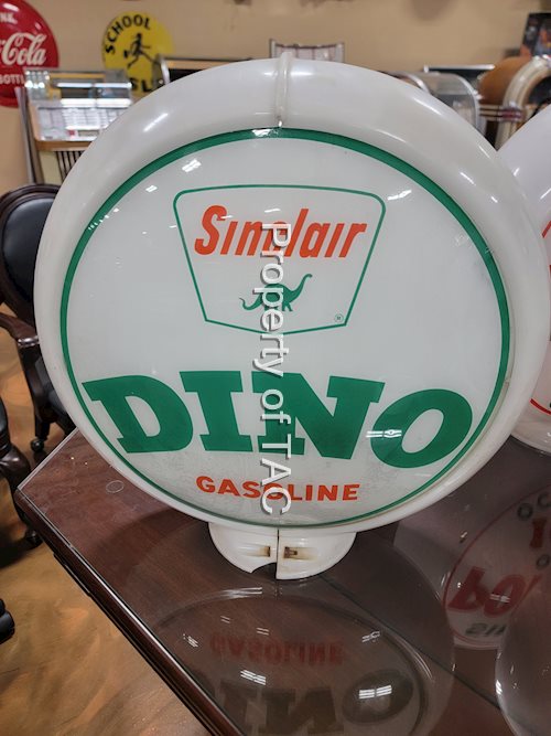 Sinclair Dino Gasoline w/Logo 13.5" Globe Lenses