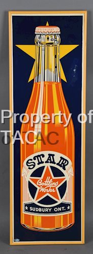 Star Bottling Works w/Bottle Metal Sign