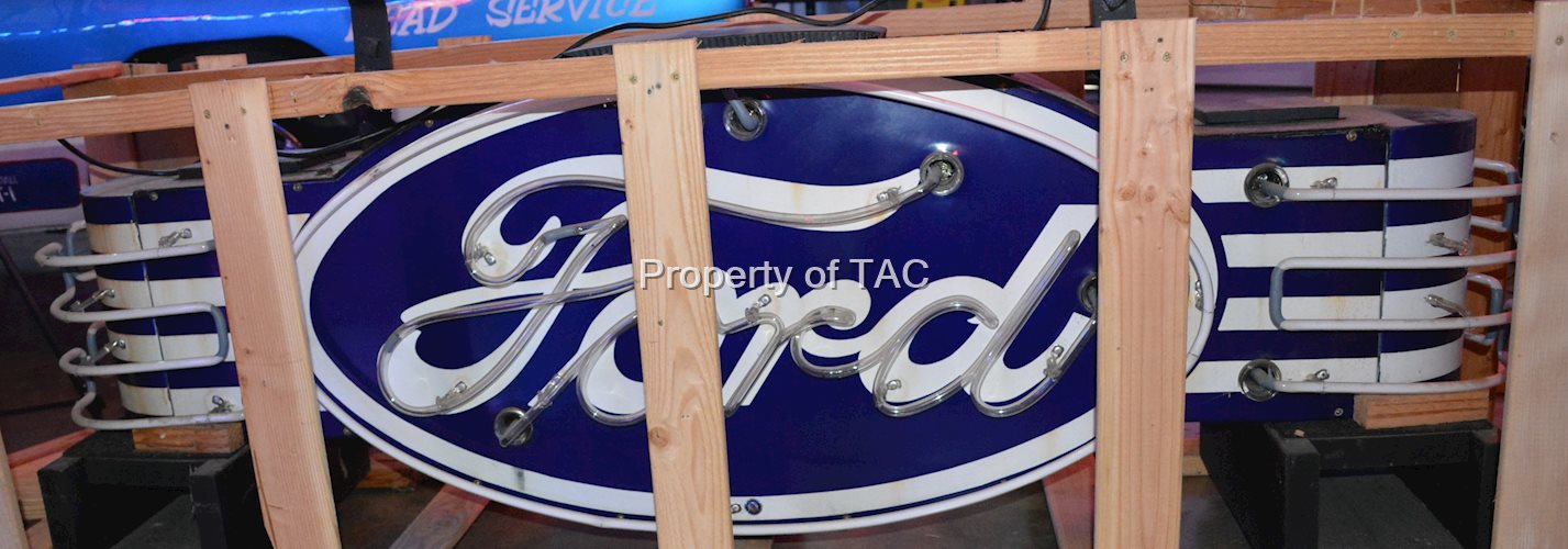 Rare Six Foot Ford Porcelain Neon Sign (TAC)