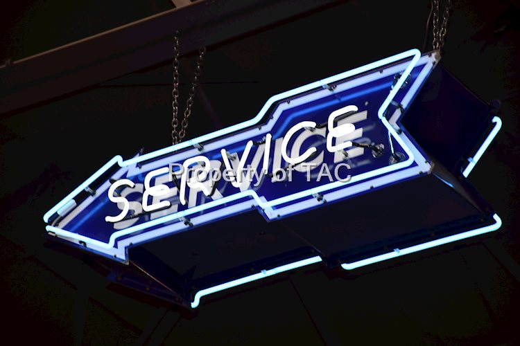 Service Arrow Neon Signs