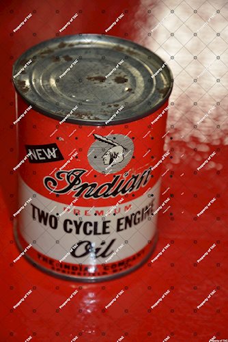 Indian Two Cycle Engine Oil Can