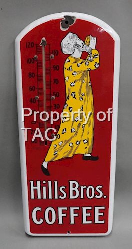 Hills Bros. Coffee Porcelain Thermometer