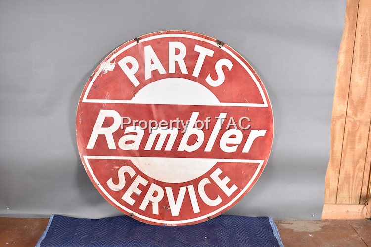 Ramble Parts Service Porcelain Sign