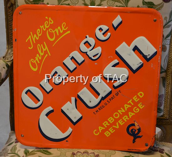Orange-Crush w/Crushy Metal Sign