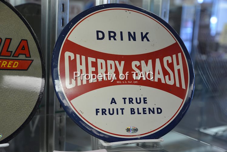 Cherry Smash Drink A True Fruit Blend sign