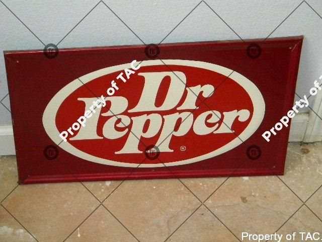 Dr Pepper SST Self Framed Single Sided Tin Sign