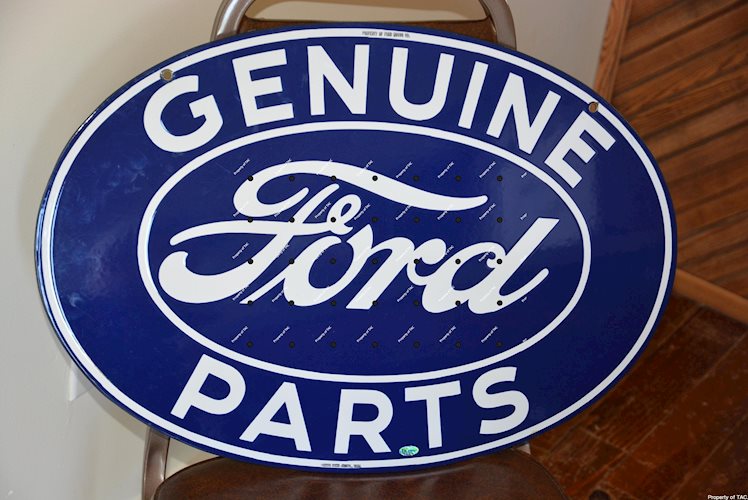 Genuine Ford Parts sign