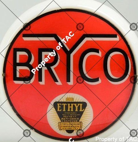 Bryco w/ethyl logo 13.5 single globe lens"