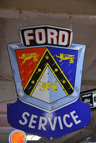 Ford Service w/Jubilee logo sign