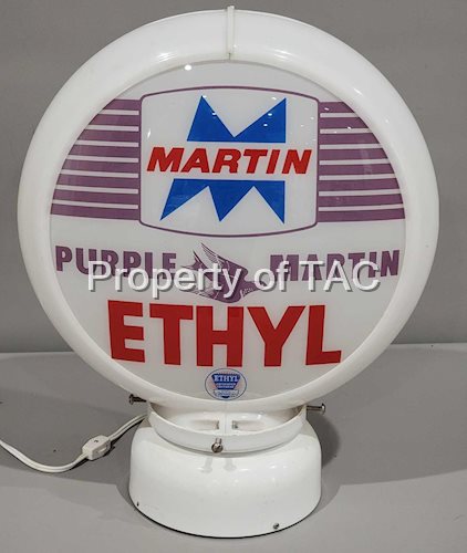 Martin "Purple Martin" w/Ethyl Logo 13.5" Globe Lens