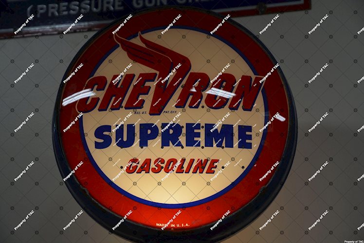 Chevron Supreme Gasoline 13.5 Globe Lens"