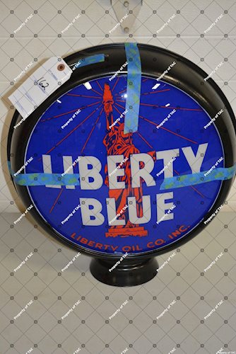 Liberty Blue w/logo single globe lens