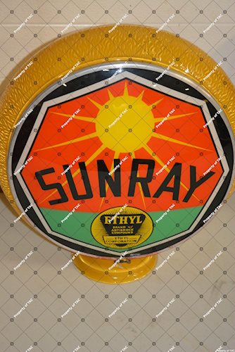 Sunray w/ethyl logo single globe lens