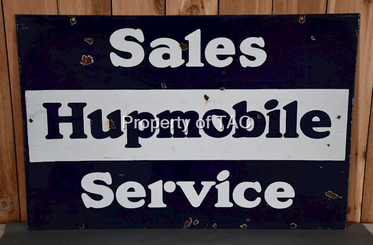 Hupmobile Sales Service Porcelain Sign (TAC)