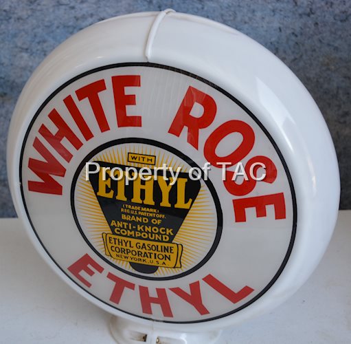 White Rose Ethyl w/Logo 13.5" Single Globe Lens
