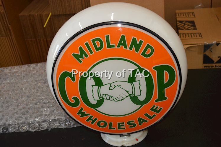 Midland Co-Op Wholesale w/hand shaking logo 13.5" Single Lens