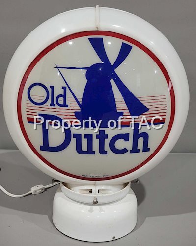 Old Dutch (gasoline) w/Logo 13.5" Globe Lenses
