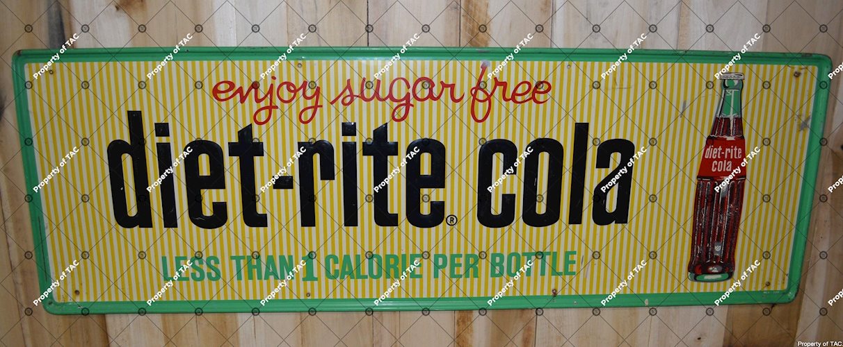 Diet-Rite Cola enjoy sugar free" sign"