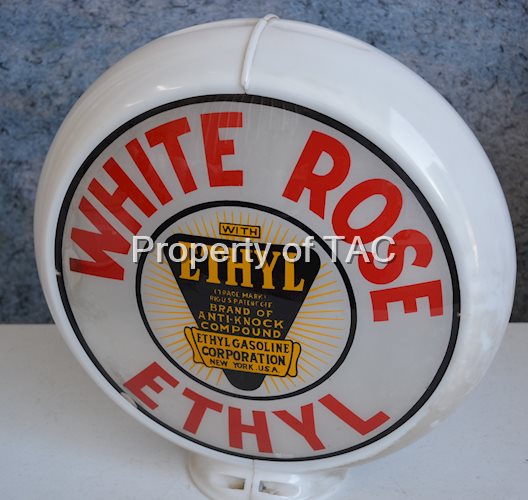 White Rose Ethyl w/Logo 13.5" Single Globe Lens