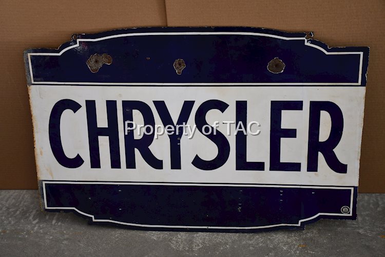 Chrysler (auto) Porcelain Sign