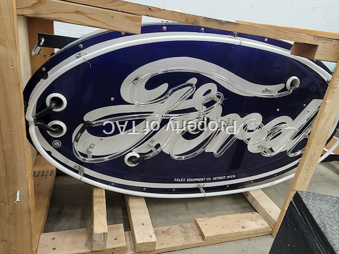 Ford DSP Porcelain Neon Sign