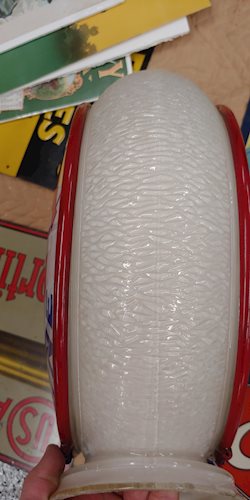 White Ripple Gill Globe Body