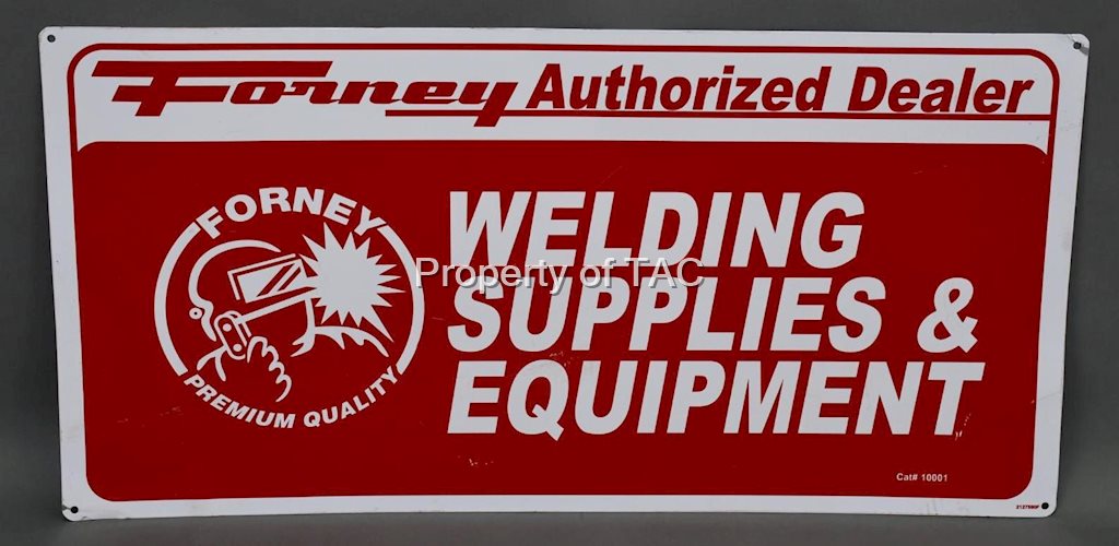 Fornery Authorized Dealer Welding Supplies Metal Sign