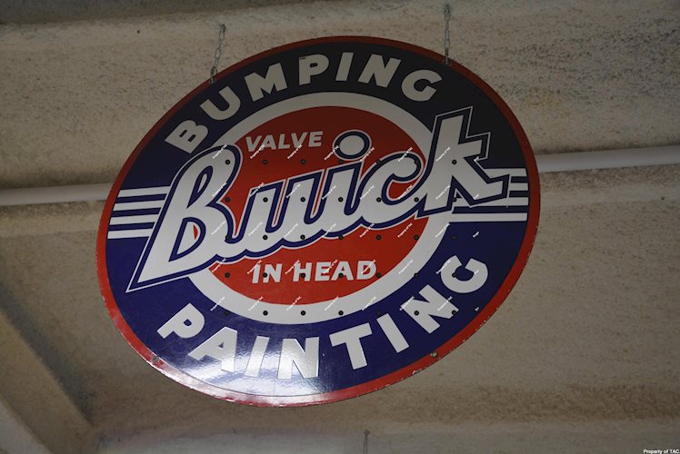 Buick Value in Head Bumping Painted sign