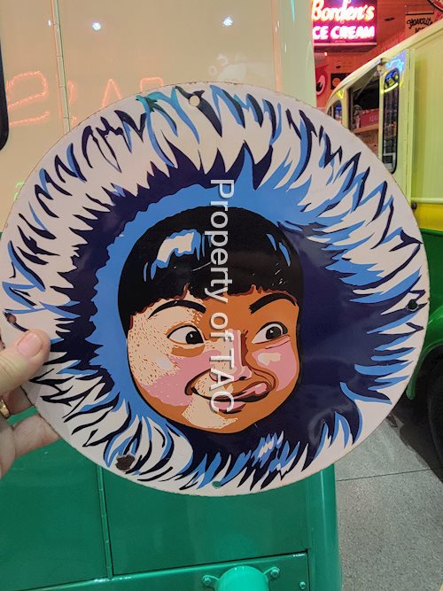 Eskimo Pie Logo Porcelain Sign